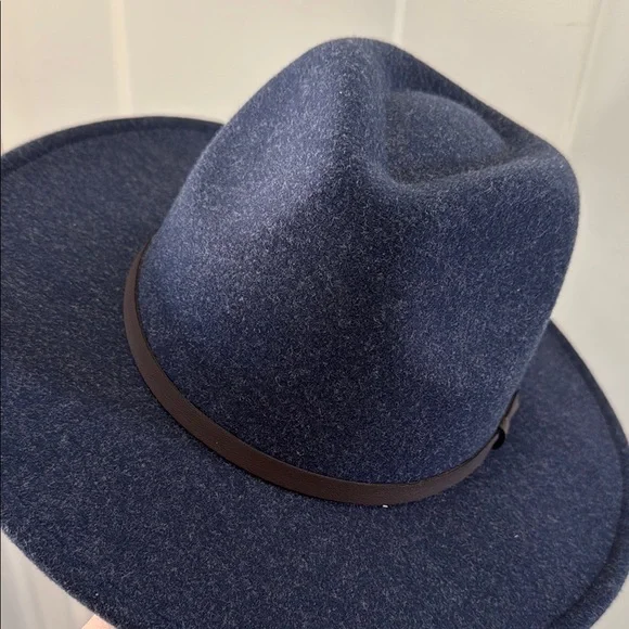 NWT Goodfellow & Co Navy Blue Fedora Hat Size L/ LX - Picture 4 of 7